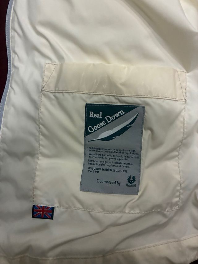 Abrigo plumas Belstaff Beige y Negro - Mujer