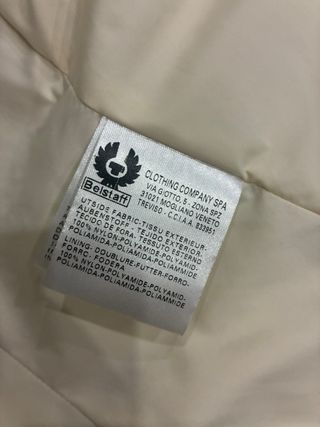 Abrigo plumas Belstaff Beige y Negro - Mujer