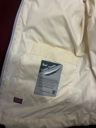 Abrigo plumas Belstaff Beige y Negro - Mujer