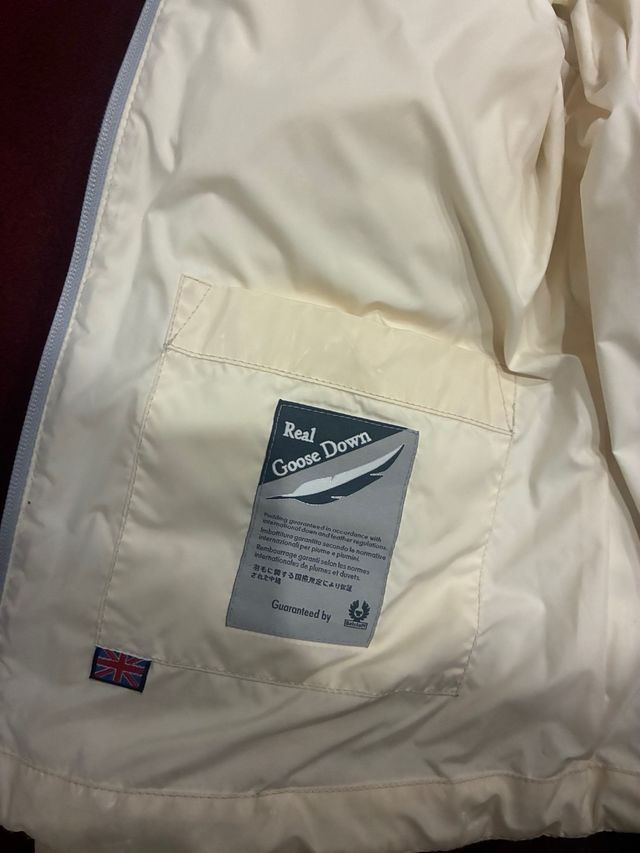 Abrigo plumas Belstaff Beige y Negro - Mujer