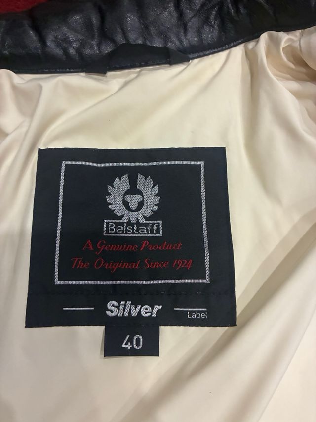 Abrigo plumas Belstaff Beige y Negro - Mujer