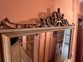 Espejo Marco Ornamental Dorado Beige