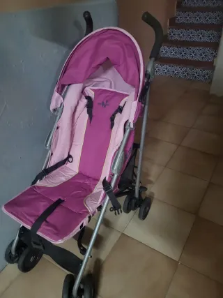 Silla de paseo niña rosa