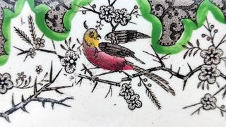 Fuente grande de porcelana “Mellor, Venables Co.”