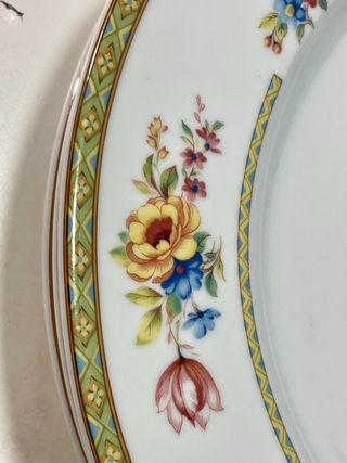 PLATOS DE PORCELANA BIDASOA.