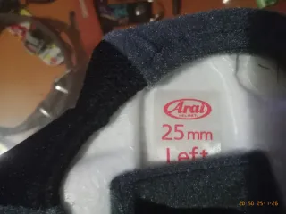 Carrilleras Arai 25mm Nuevas