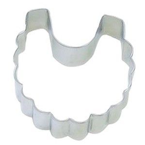 Cortador de galletas babero rizado