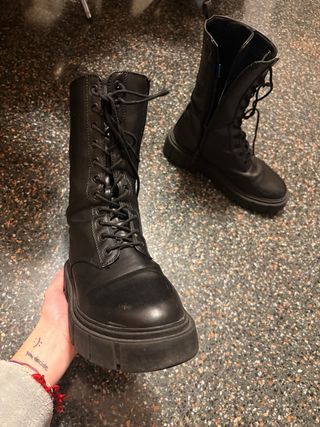 Botas negras talla 38