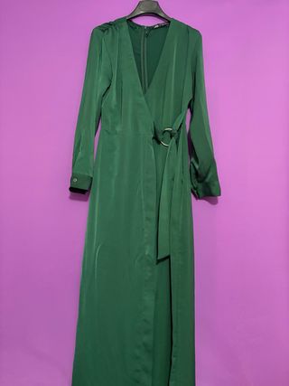 Mono verde Zara largo