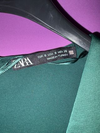 Mono verde Zara largo