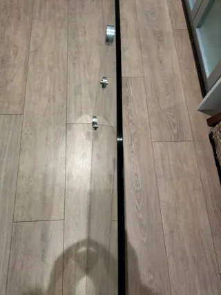 Cristal de mesa de cristal con soportes