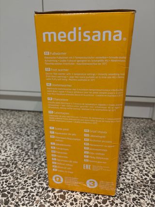 Calentador de pies medisana