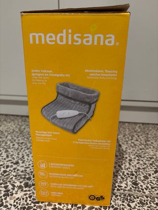 Calentador de pies medisana