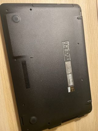 Portátil Asus X540L Series Negro/dorado