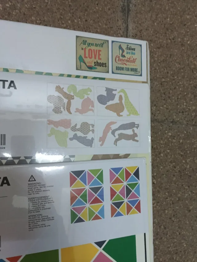 Láminas decorativas y pegatinas  Ikea varios diseñ