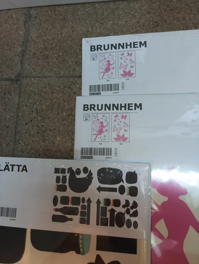 Láminas decorativas y pegatinas  Ikea varios diseñ