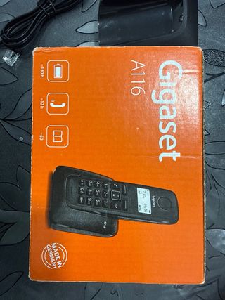 Teléfono Inalámbrico Gigaset A116 Negro