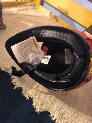 Casco Juvenil Motocross Spiderman