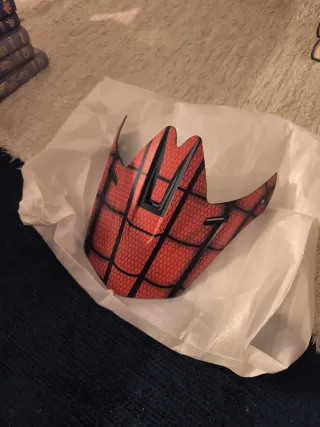 Casco Juvenil Motocross Spiderman