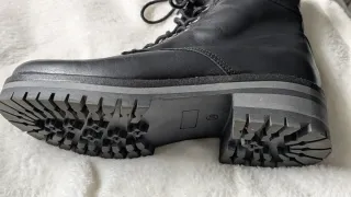 Botines de piel Systemaction negros