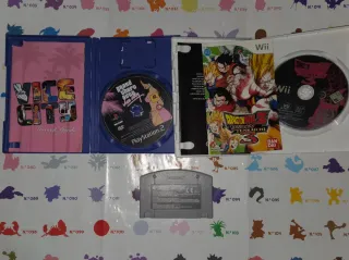 Lote Videojuegos para abel PS2, Wii, N64