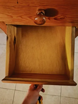 Mesa escritorio madera provenzal