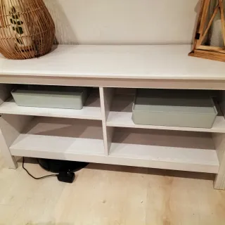 Mesa TV/Aparador Blanco Ikea Brusali