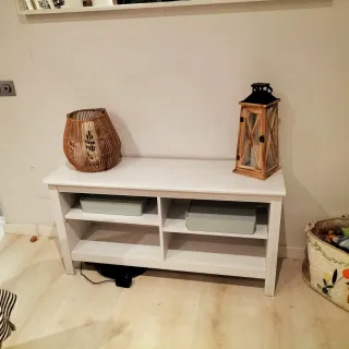 Mesa TV/Aparador Blanco Ikea Brusali