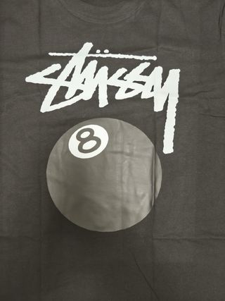 Camiseta Stussy Negra Bola 8