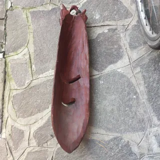 Maschera Africana Legno Intagliato