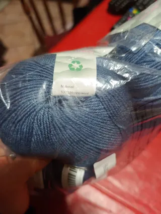 Gomitoli lana Merino blu