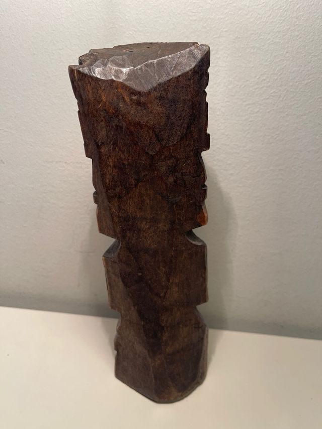 Escultura Maya/Azteca de Madera