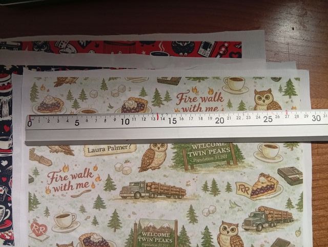 4 Telas Twin Peaks para manualidades