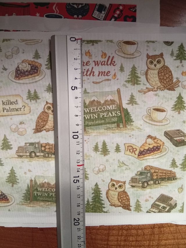 4 Telas Twin Peaks para manualidades