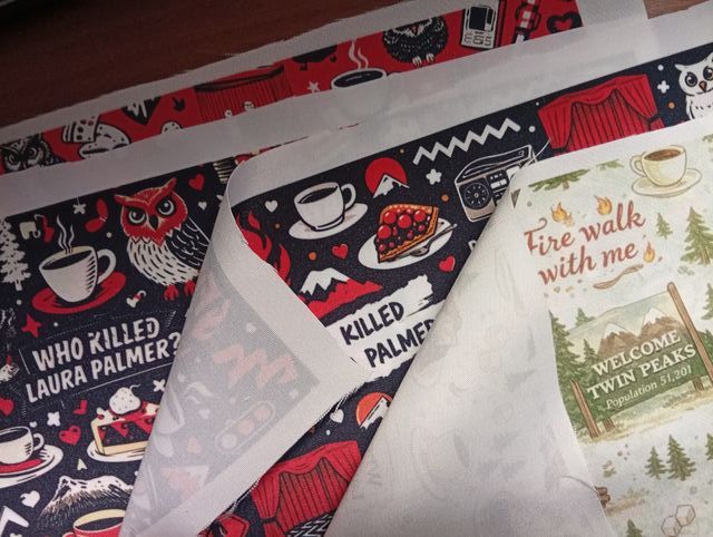 4 Telas Twin Peaks para manualidades