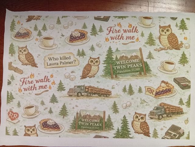 4 Telas Twin Peaks para manualidades