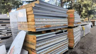 Lote paneles fachada frigorífico