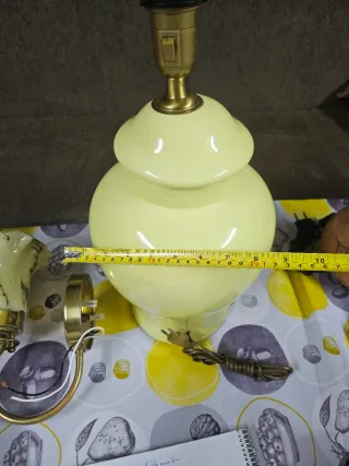 Lámpara Vintage Cerámica Años 70