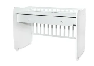 Cuna balancín blanca 120x60