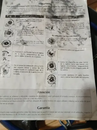 Cadenas para nieve coche