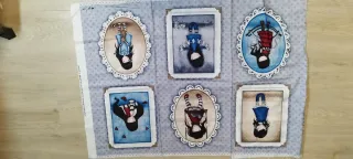 Paneles de tela pirata para manualidades