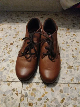 Botines de piel mujer