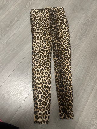 Mallas con estampado de leopardo