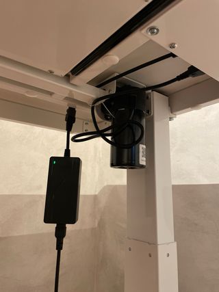 Escritorio Elevable Blanco Flexispot recogida