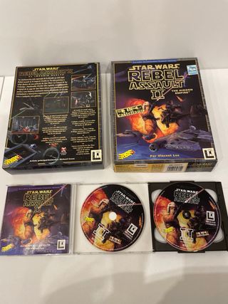 Star Wars Rebel Assault II PC CD-ROM Juego Vintage