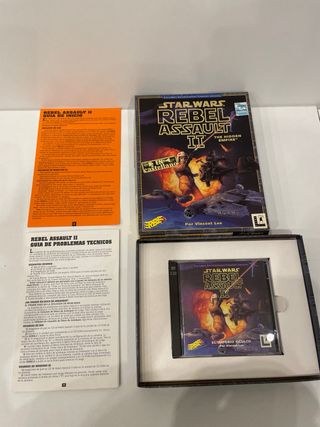 Star Wars Rebel Assault II PC CD-ROM Juego Vintage