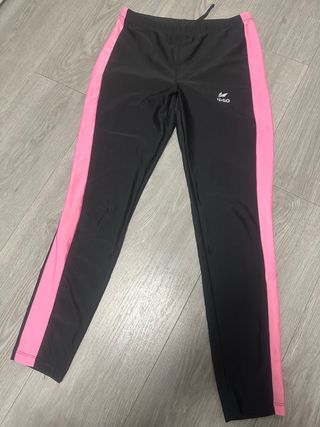 Mallas deportivas IPSO negras y rosas