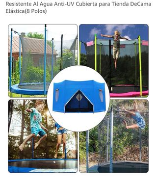 Fundas para cama elástica azul