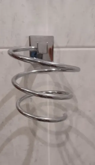 Conjunto apliques baño metal plata