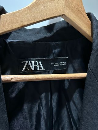 Chaqueta Zara Elegante Negra, para una fiesta